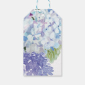 ブルーアジャンジアブライダルシャワーメッセージカード ギフトタグ (裏面)