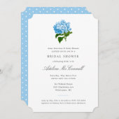 ブルーアジランゲアグランドミレニアルブライダルシャワー 招待状 (正面/裏面)