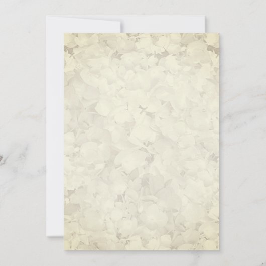 ブルーアジランゲアリハーサルディナーヴィンテージフローラ 招待状 (裏面)