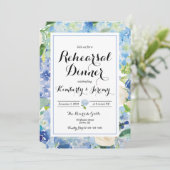 ブルーアジランゲアリハーサルディナー招待状カード 招待状 (スタンド正面)