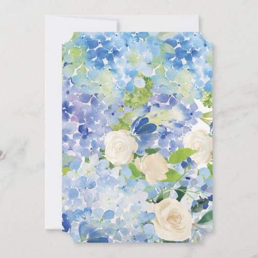 ブルーアジランゲアリハーサルディナー招待状カード 招待状 (裏面)