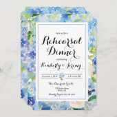 ブルーアジランゲアリハーサルディナー招待状カード 招待状 (正面/裏面)