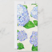 ブルーアジランゲアレースフローラエレガフォーマルントウェディング 招待状 (裏面)