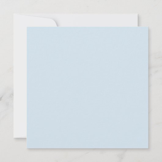 ブルーアジランジェスクエア結婚式招待状カード 招待状 (裏面)