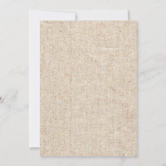 ブルーアジランジーアメイソンジャー素朴ブライダルシャワー 招待状 (裏面)