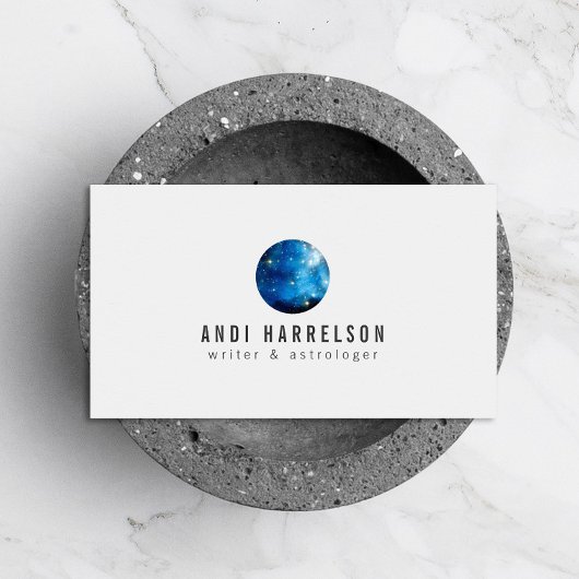 ブルーアストロロジー、星、惑星 名刺