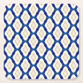 ブルーアズレジョセラミックスデコールスクエア紙コースター スクエアペーパーコースター (正面)