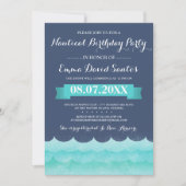 ブルーアットシーバースデ航海のーパーティー 招待状 (正面)