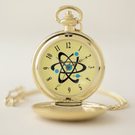 ブルーアトムデザインポケットウォッチ ポケットウォッチ