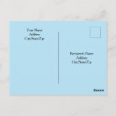 ブルーアトランティック海の写真 ポストカード (裏面)