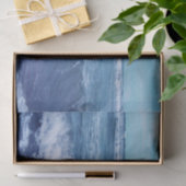 ブルーアトランティック海波雲天空の写真 薄葉紙 (ギフト)