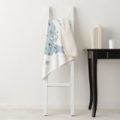 ブルーアドベンチャーナショナルパークマップウッドランド子供部屋 シェルパブランケット (インサイチュ)