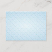 ブルーアヒル赤ちゃんシャワー エンクロージャーカード (裏面)