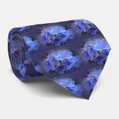 ブルーアフリカスミレ ネクタイ (ロール)