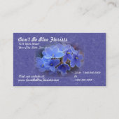 ブルーアフリカスミレ 名刺 (正面)