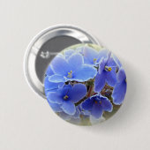 ブルーアフリカスミレ 缶バッジ (正面&裏面)