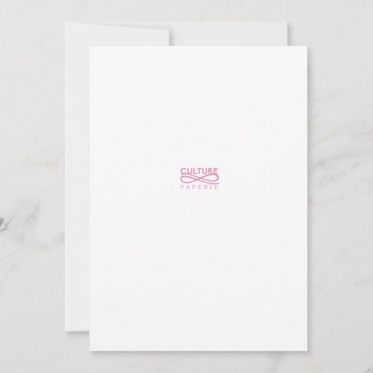 ブルーアフリカ系アメリカ人ブライダルシャワーへの招待 招待状 (裏面)