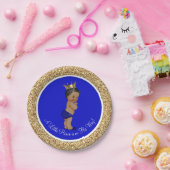 ブルーアフリ王室のカ系アメリカ人プリンスベビーシャワー ペーパープレート (パーティー)