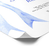 ブルーアボウ – おしゃぶり狩りベビーシャワーゲーム ポスター (角)