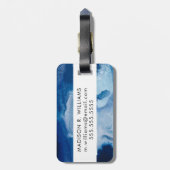 ブルーアモアII ラゲッジタグ (裏面縦)