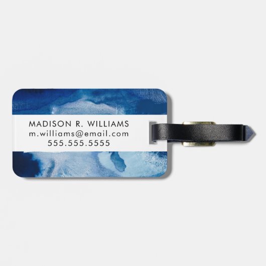 ブルーアモアII ラゲッジタグ (裏面横)