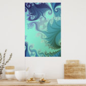 ブルーアラベスクトリプティヒ ポスター (キッチン)