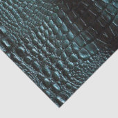 ブルーアリゲーターレザーテクスチャパターン 薄葉紙 (詳細)