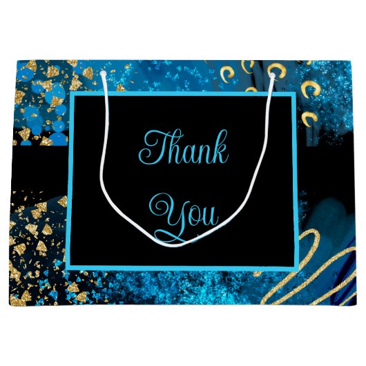 ブルーアルコールインクスウィート16 ラージペーパーバッグ (正面)