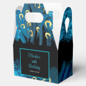 ブルーアルコールインクバースデーパーティー フェイバーボックス (オープン)