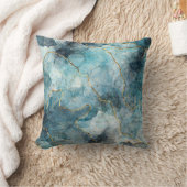 ブルーアルコールインク クッション (ブランケット)