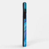 ブルーアルコールインクiPhoneケース Case-Mate iPhoneケース (裏面/右)