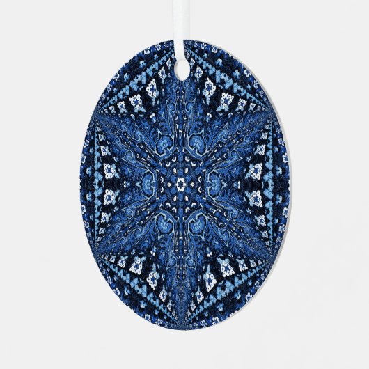 ブルーアルメニアンスターオーナメント メタルオーナメント (正面左)