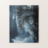 ブルーアワートルネードクリエイティブ写真 ジグソーパズル (縦)