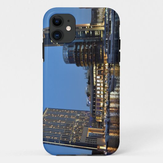 ブルーアワー超高層ビルインドバイマリーナ Case-Mate iPhoneケース (裏面)