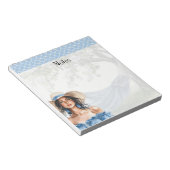 ブルーアワー開花:ソフト&セーレン音符コレクション ノートパッド (アングル)