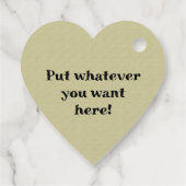 ブルーアンクハートメッセージカード フェイバータグ (裏面)