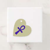 ブルーアンクハートメッセージカード フェイバータグ (インサイチュ)