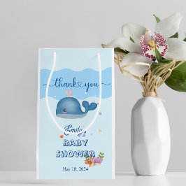 ブルーアンダーザシーシャワー男の赤ちゃん スモールペーパーバッグ