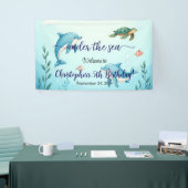 ブルーアンダーザシーバースデーパーティーへようこそ 横断幕 (トレードショー)