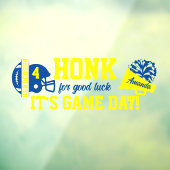 ブルーアンドイエローサッカーと応援 ウィンドウサイン (シート3)