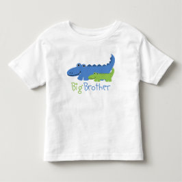 ブルーアンドグリーンアリゲータービッグブラザー トドラーTシャツ