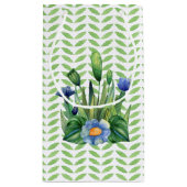 ブルーアンドグリーンフローラ園 スモールペーパーバッグ (裏面)