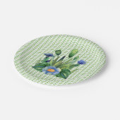 ブルーアンドグリーンフローラ園 ペーパープレート (アングル)