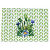 ブルーアンドグリーンフローラ園 ラージペーパーバッグ (裏面)