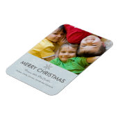 ブルーアンドグレースノーフレークホリデー マグネット (左側)