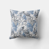 ブルーアンドシルバトワールデフルーア クッション (裏面)