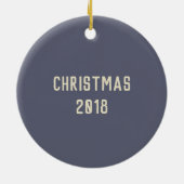 ブルーアンドタンポントゥーンボートオーナメント セラミックオーナメント (裏面)