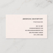 ブルーアンドピーチレインボホデザイン 名刺 (裏面)