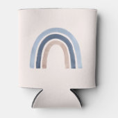 ブルーアンドピーチレインボホデザイン 缶クーラー (正面)