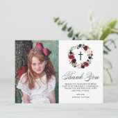 ブルーアンドブルゴーニュフローラリースファーストコニオ サンキューカード (スタンド正面)